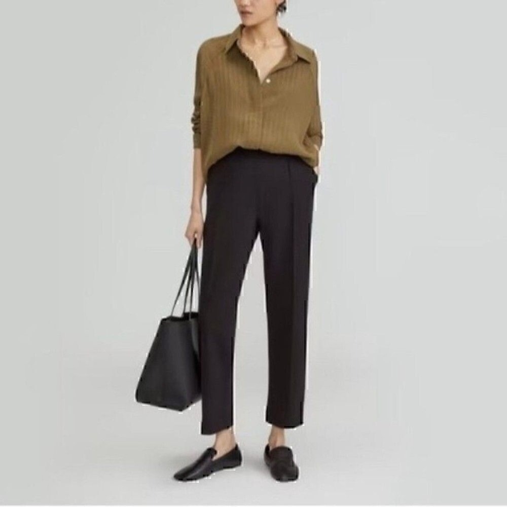 NWT Everlane The‎ Dream Pant Black XXS - Picture 5 of 6